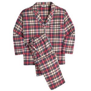 Sleepy Jones Plaid Marina Pajama Set